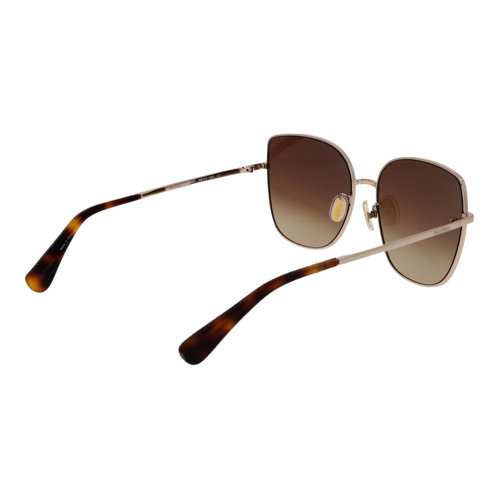 Max Mara Rose Gold Metal Women's Sunglasses