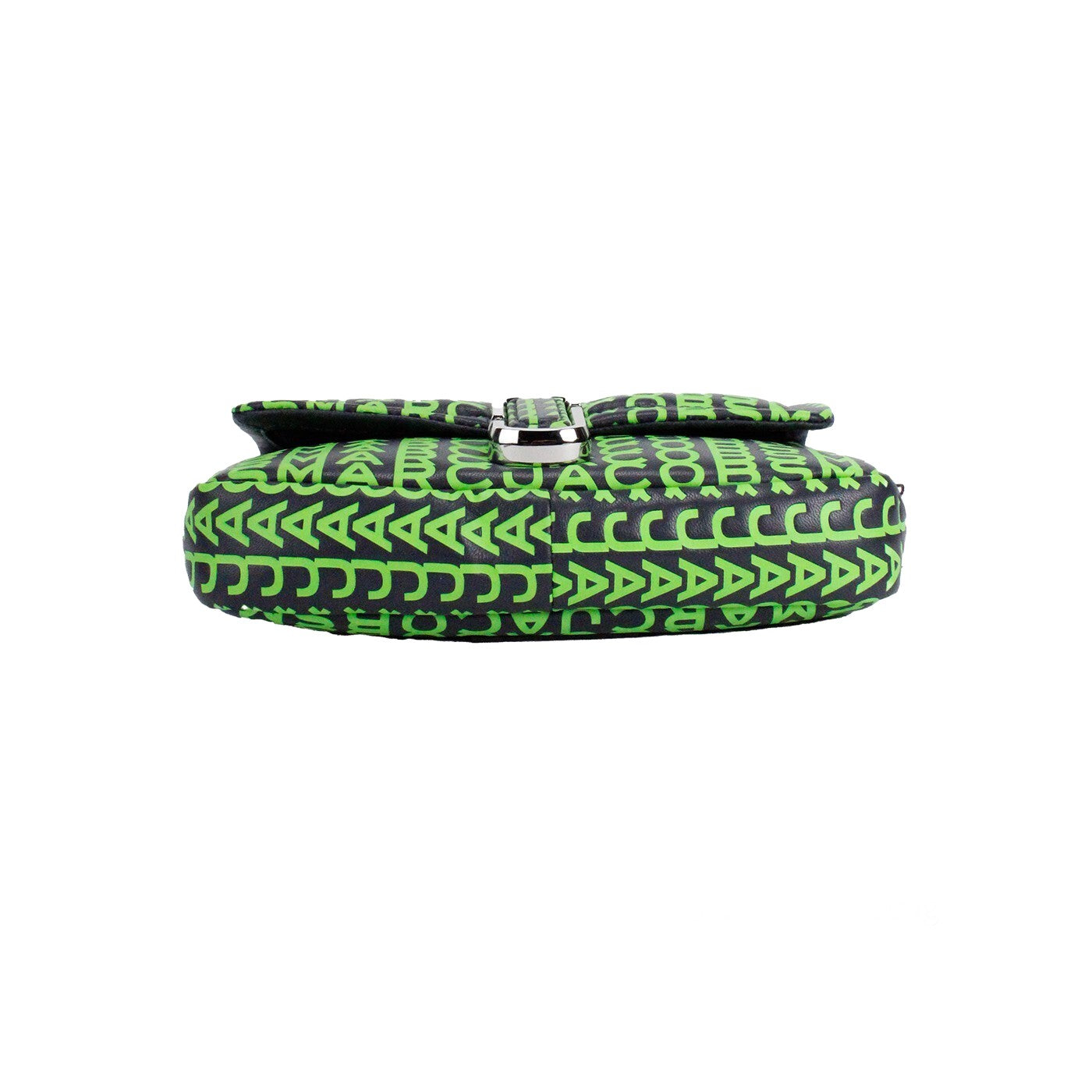 Marc Jacobs Marc Jacobs Neon Green The Monogram Leather J Marc Mini Shoulder Bag Women's Crossbody