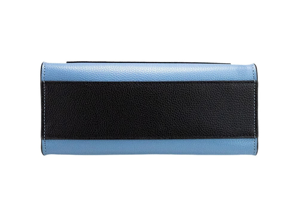 Marc Jacobs Marc Jacobs Grind Mini Blue Heaven Colorblock Leather Tote Crossbody Bag Women's Purse