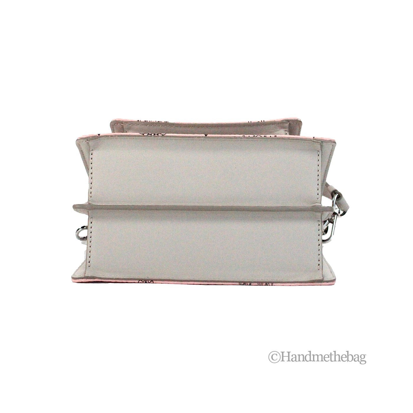 MCM MCM Signature Patricia Leather Mini Flap Lock Crossbody Women's Bag