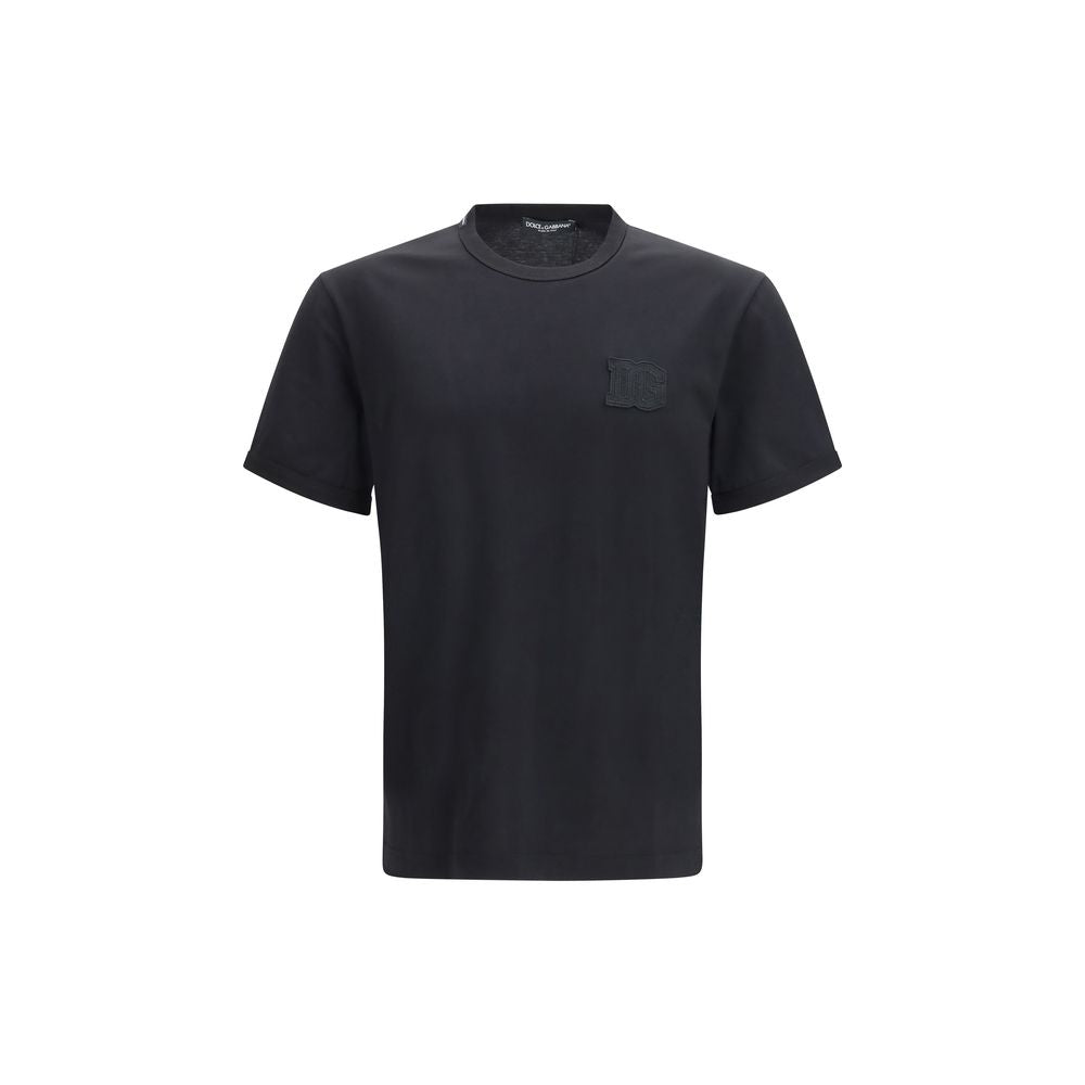 Dolce & Gabbana Black Cotton Men's T-Shirt