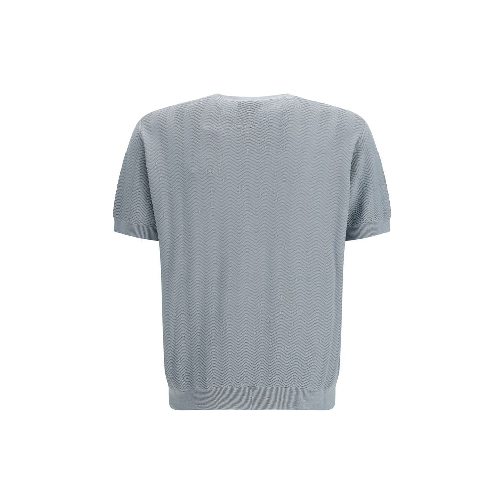Giorgio Armani Gray Silk Men's Sweatshirt