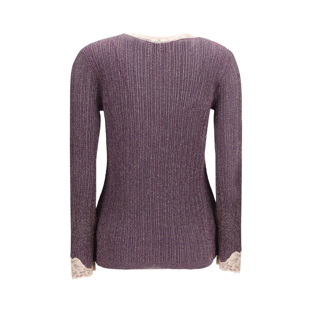 Valentino Purple Viscose Women's Cardigan