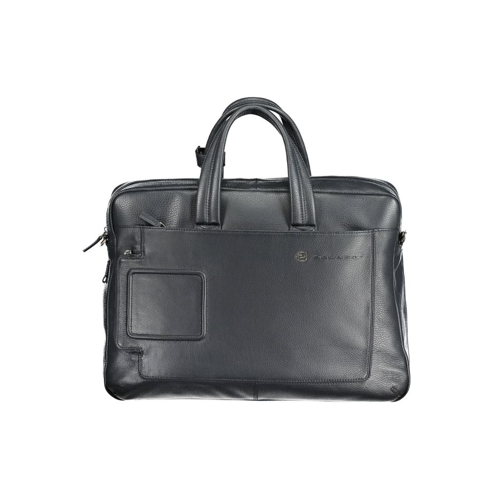 Piquadro Blu Leather Men Men's Briefcase