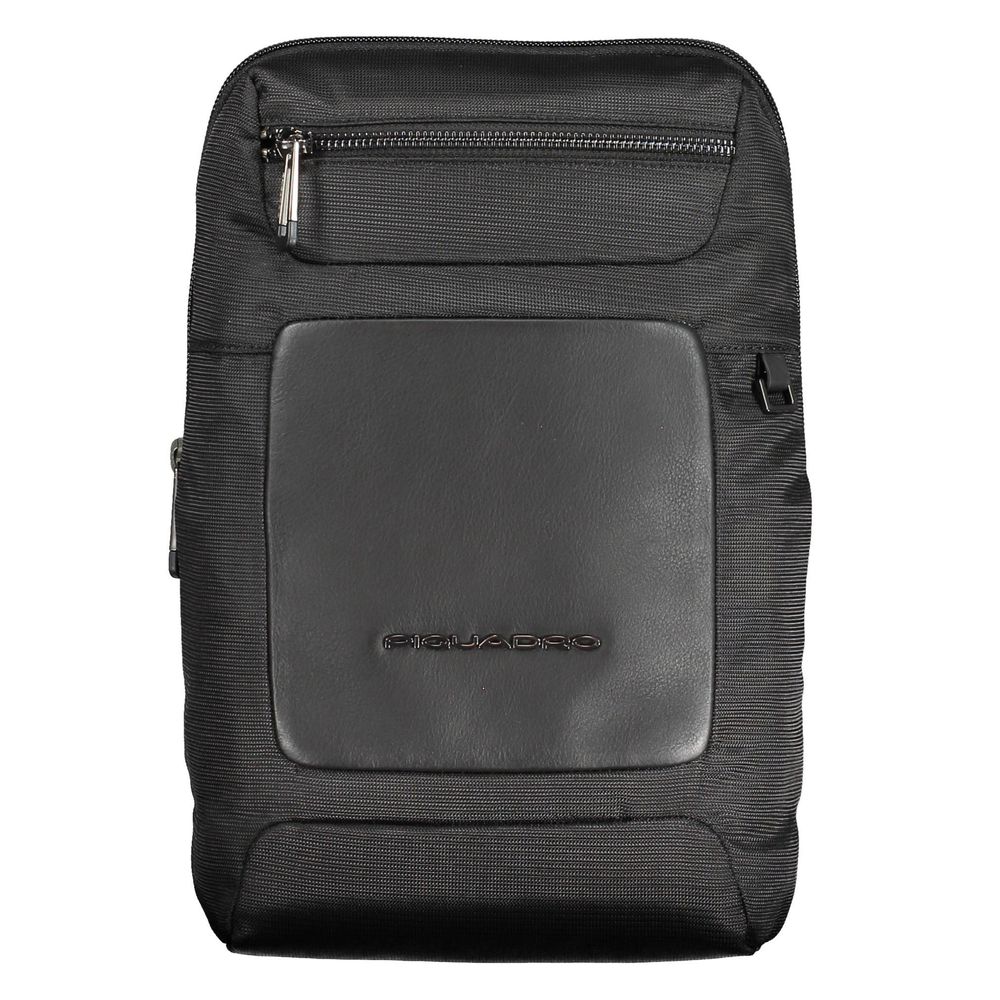 Piquadro Nero Econyl Men Shoulder Men's Bag