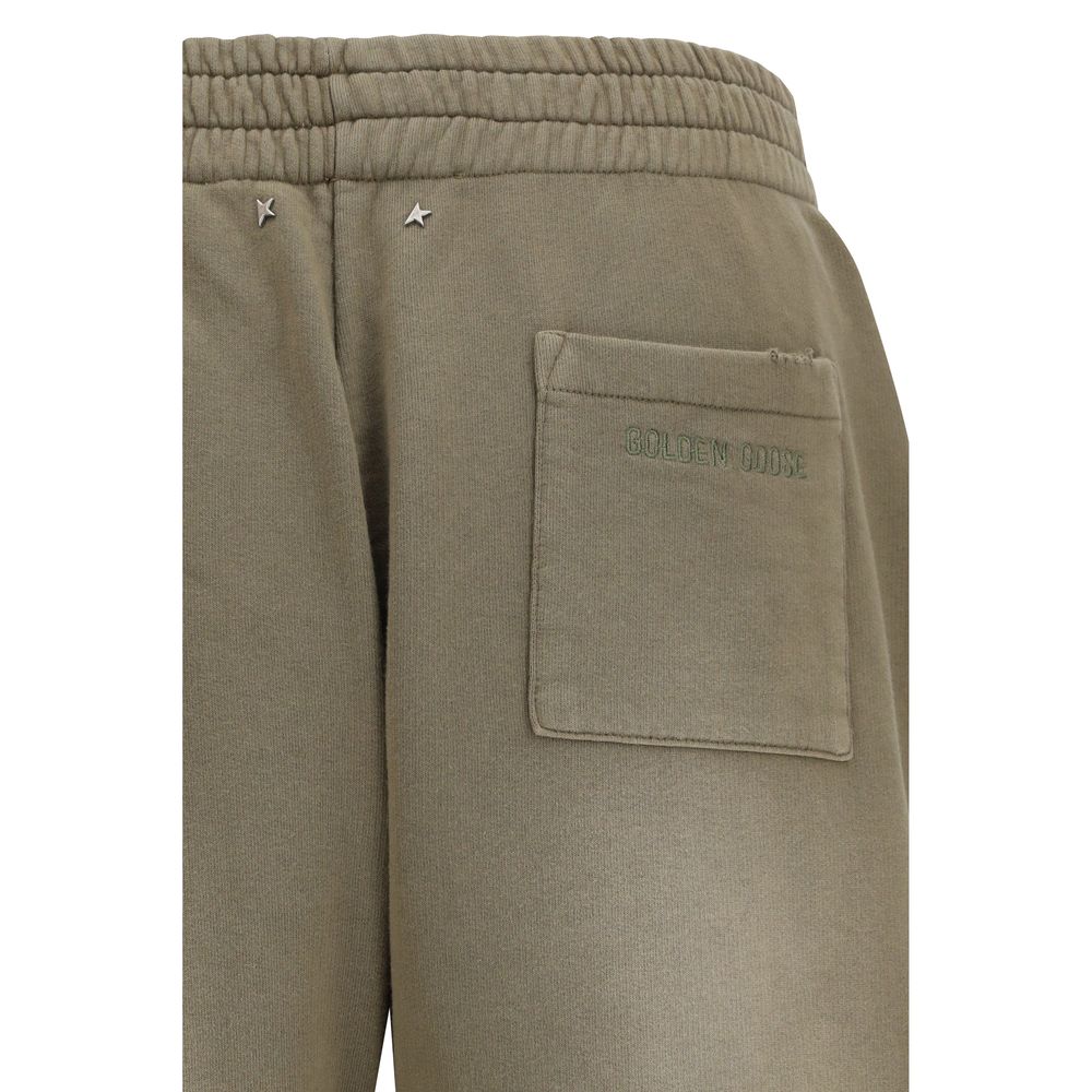 Golden Goose Bicolor Cotton Joggers (Workout Men's Pants)
