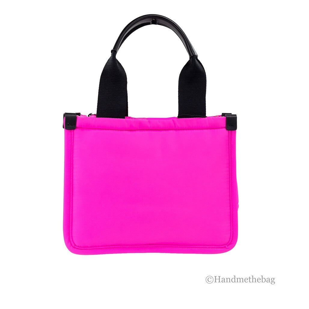 Marc Jacobs Marc Jacobs Small Neon Fuchsia Nylon Fabric Tote Convertible Bag Women's Purse