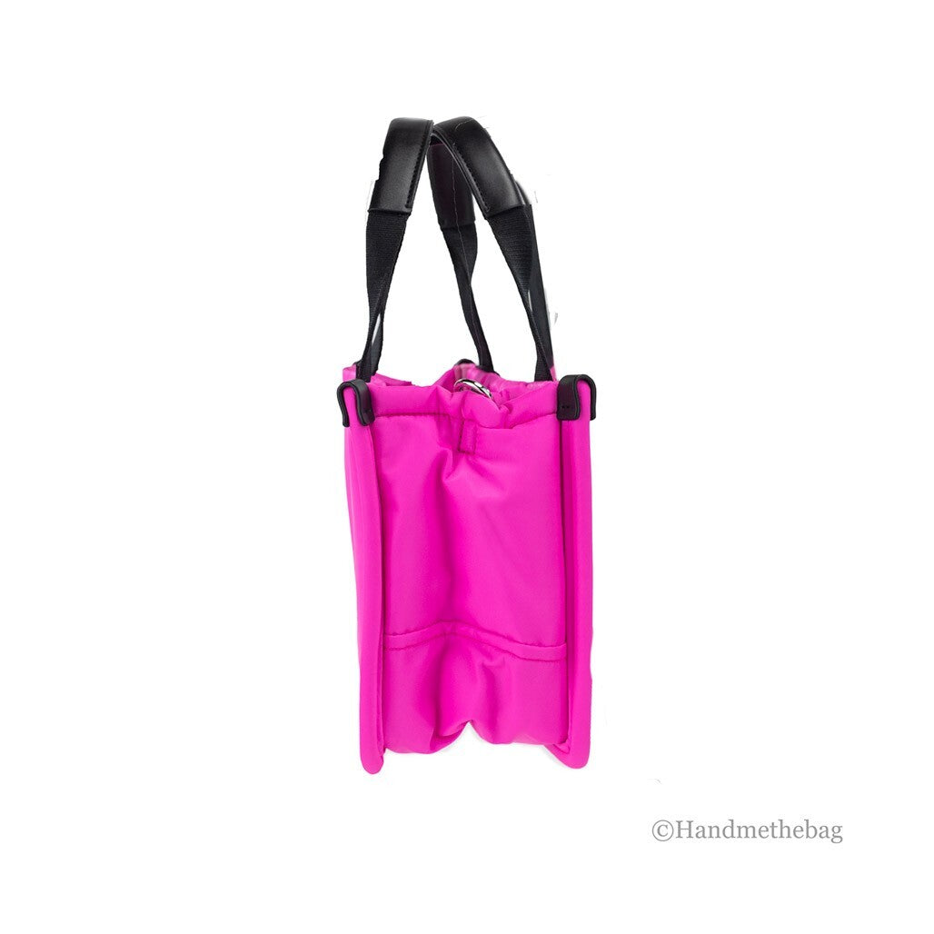 Marc Jacobs Marc Jacobs Small Neon Fuchsia Nylon Fabric Tote Convertible Bag Women's Purse