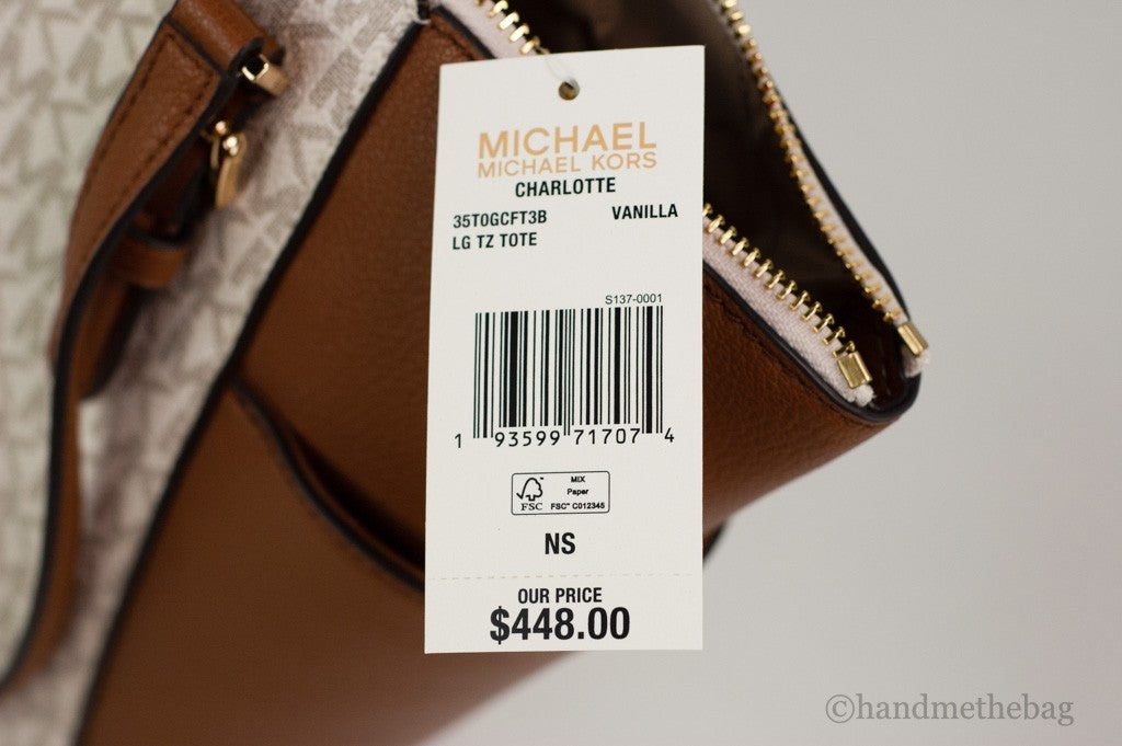 Michael Kors Michael Kors Michael Kors Women Leather Shoulder Tote Bag Purse Handbag+Double Zipper Women's Wallet