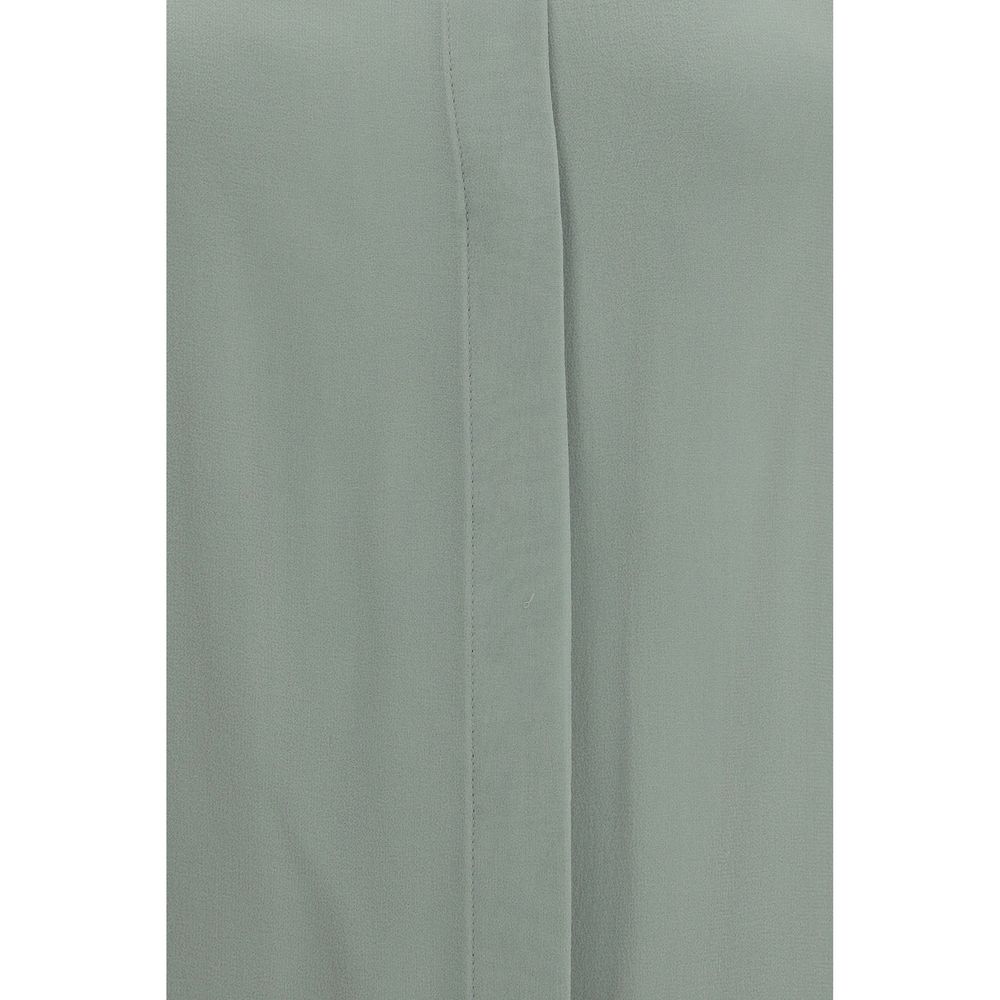 Max Mara Bicolor Silk Women's Shirt