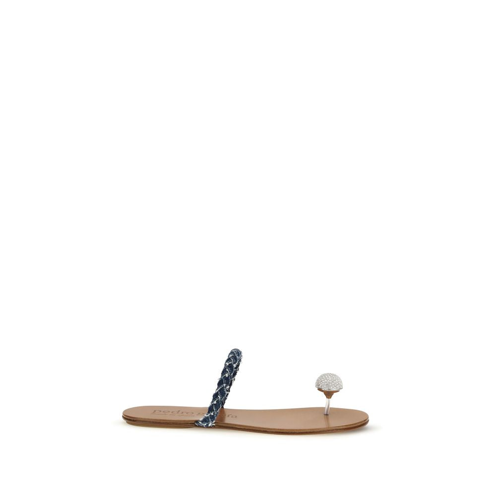 Pedro García Brown Calf Leather Bos Taurus Women's Sandals