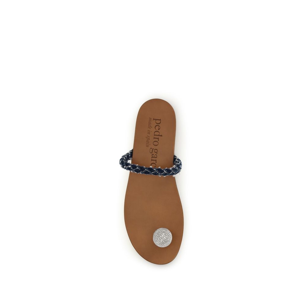 Pedro García Brown Calf Leather Bos Taurus Women's Sandals