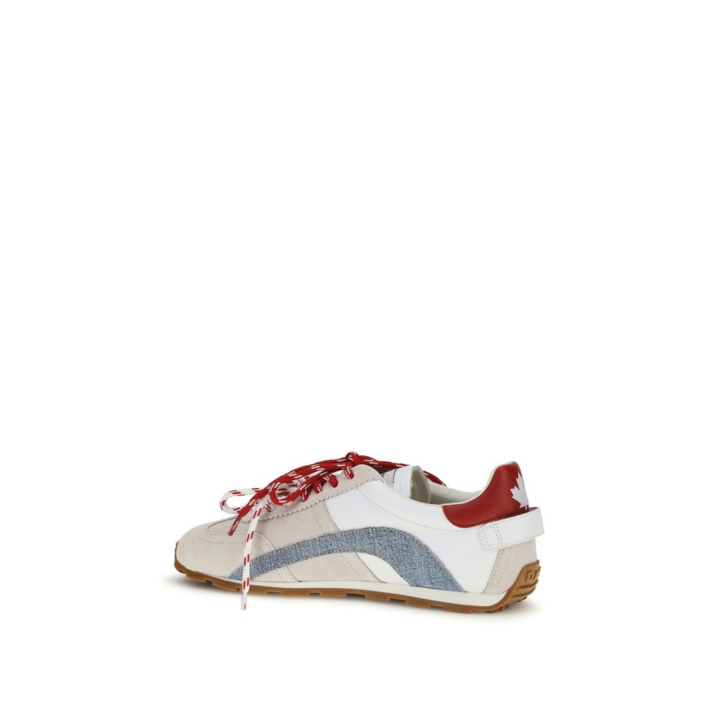 Dsquared² Multicolor Calf Leather Bos Taurus Low Top Men's Sneakers