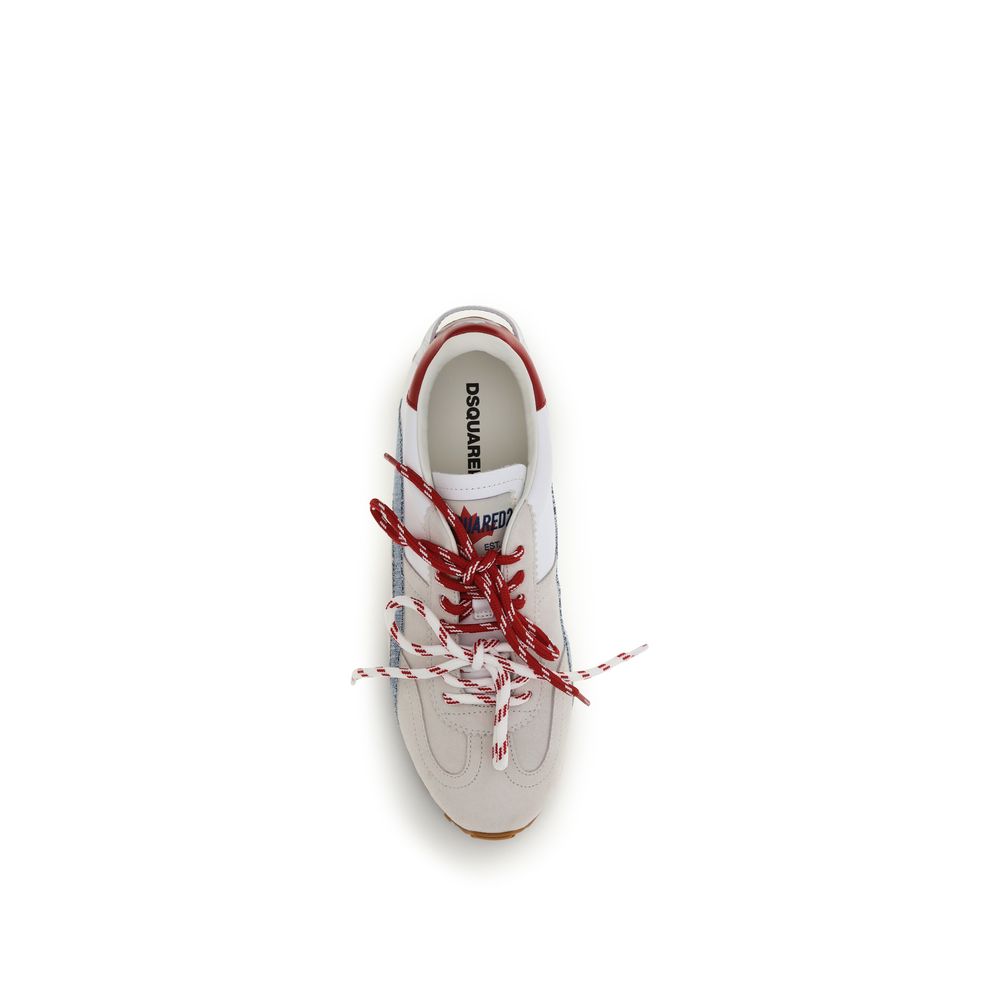 Dsquared² Multicolor Calf Leather Bos Taurus Low Top Men's Sneakers