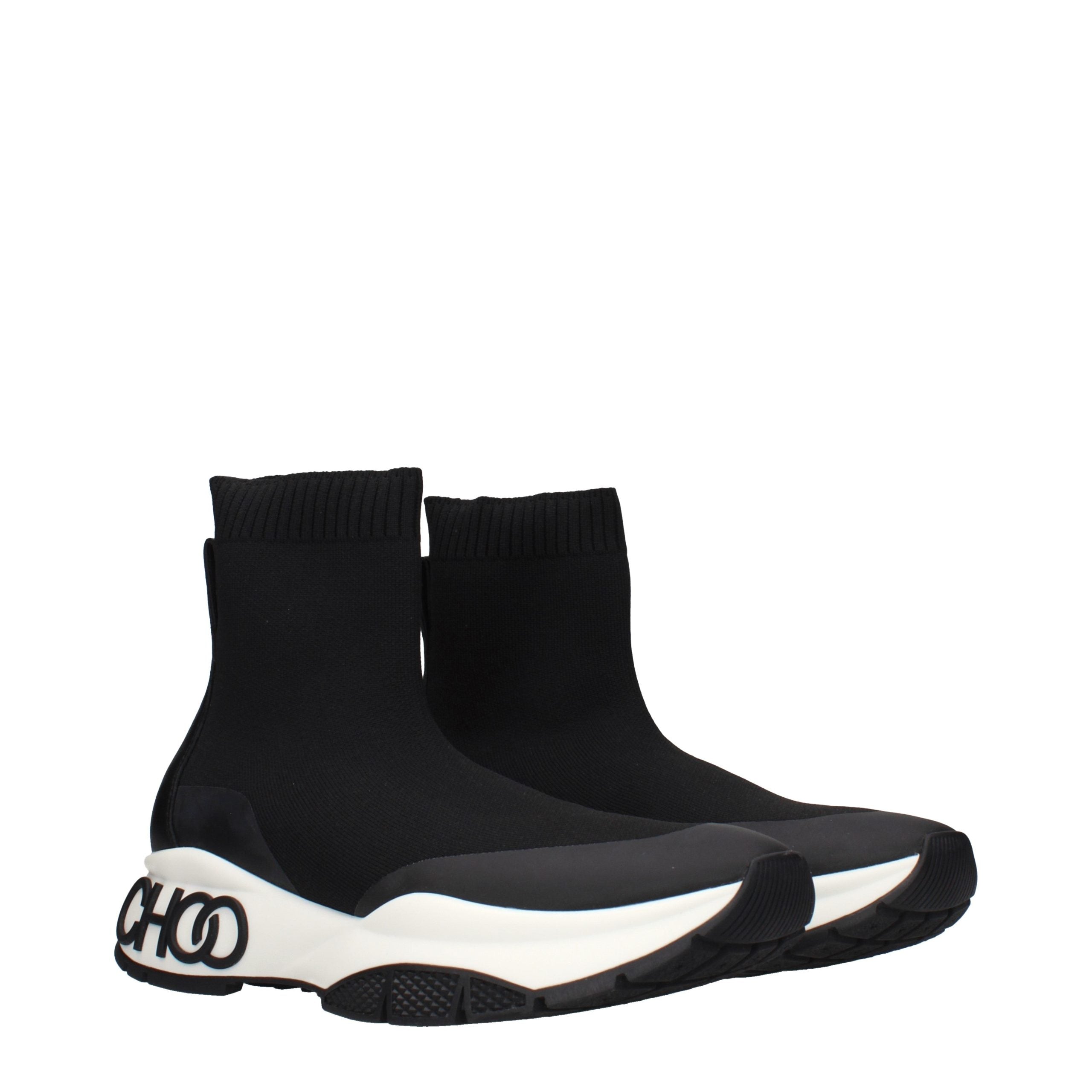 Jimmy Choo Black Fabric Ankle Men's Boots