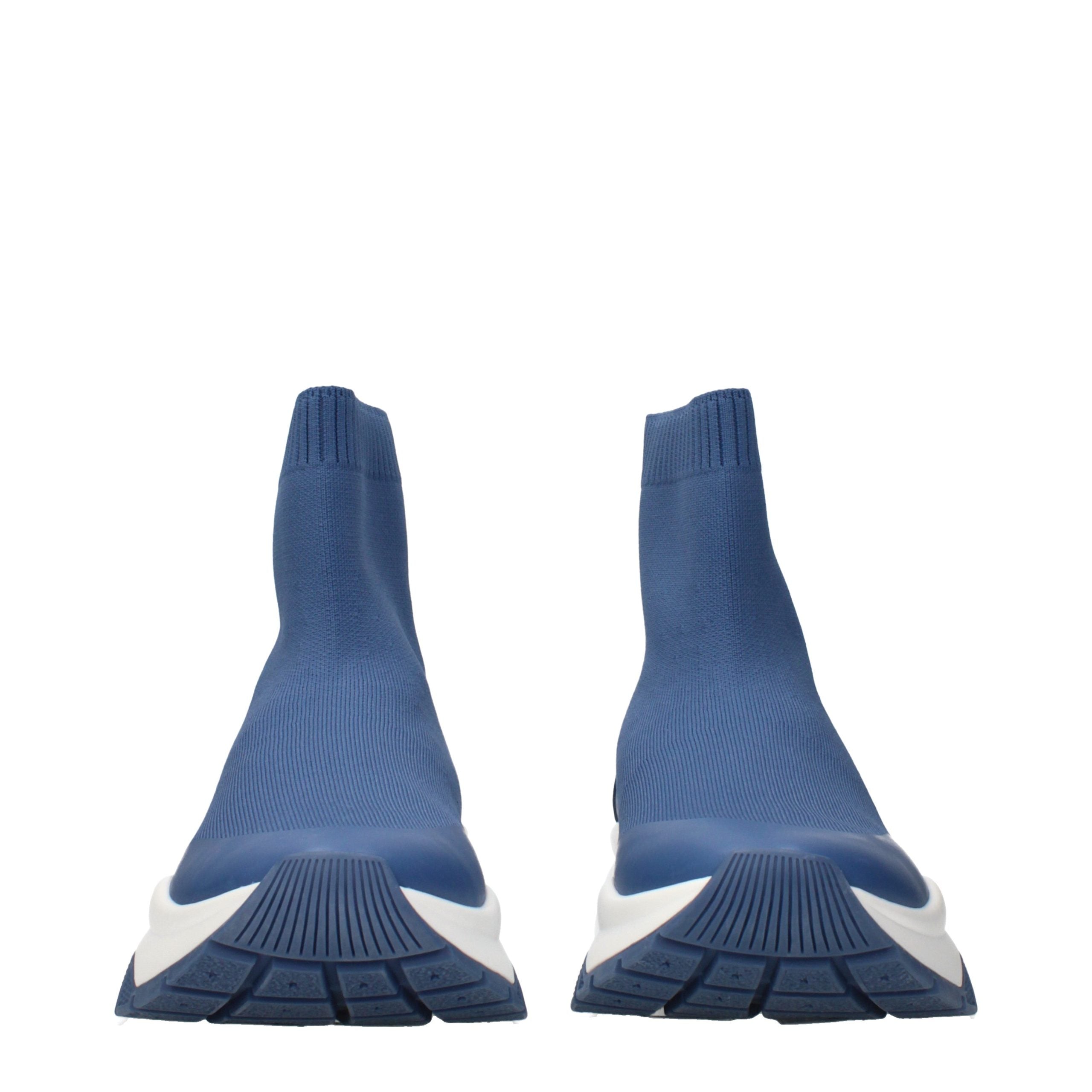 Jimmy Choo Blue Fabric Ankle Men's Boots