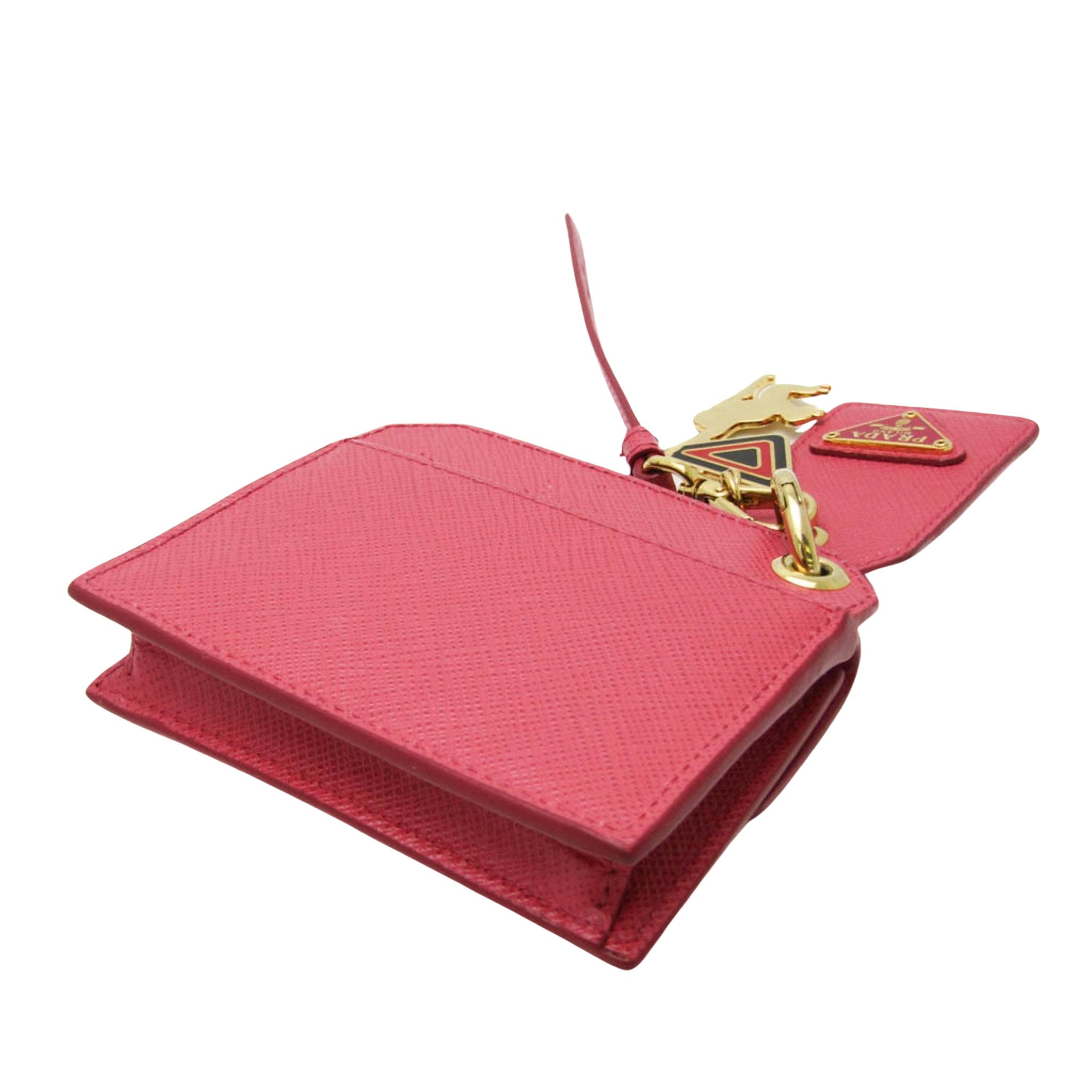 Prada Saffiano Pink Leather Wallet (Pre-Owned)