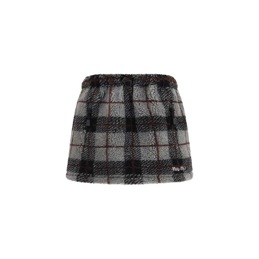Miu Miu Multicolor Nylon Mini Women's Skirt