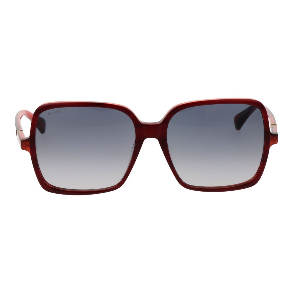 Max Mara Burgundy Acetate Women's Sunglasses