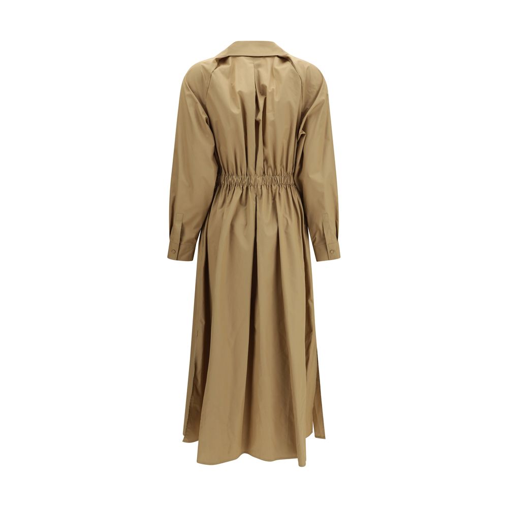 Max Mara Beige Cotton Casual Women's Dress