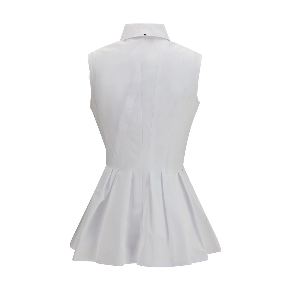 Max Mara White Cotton Women's Shirt