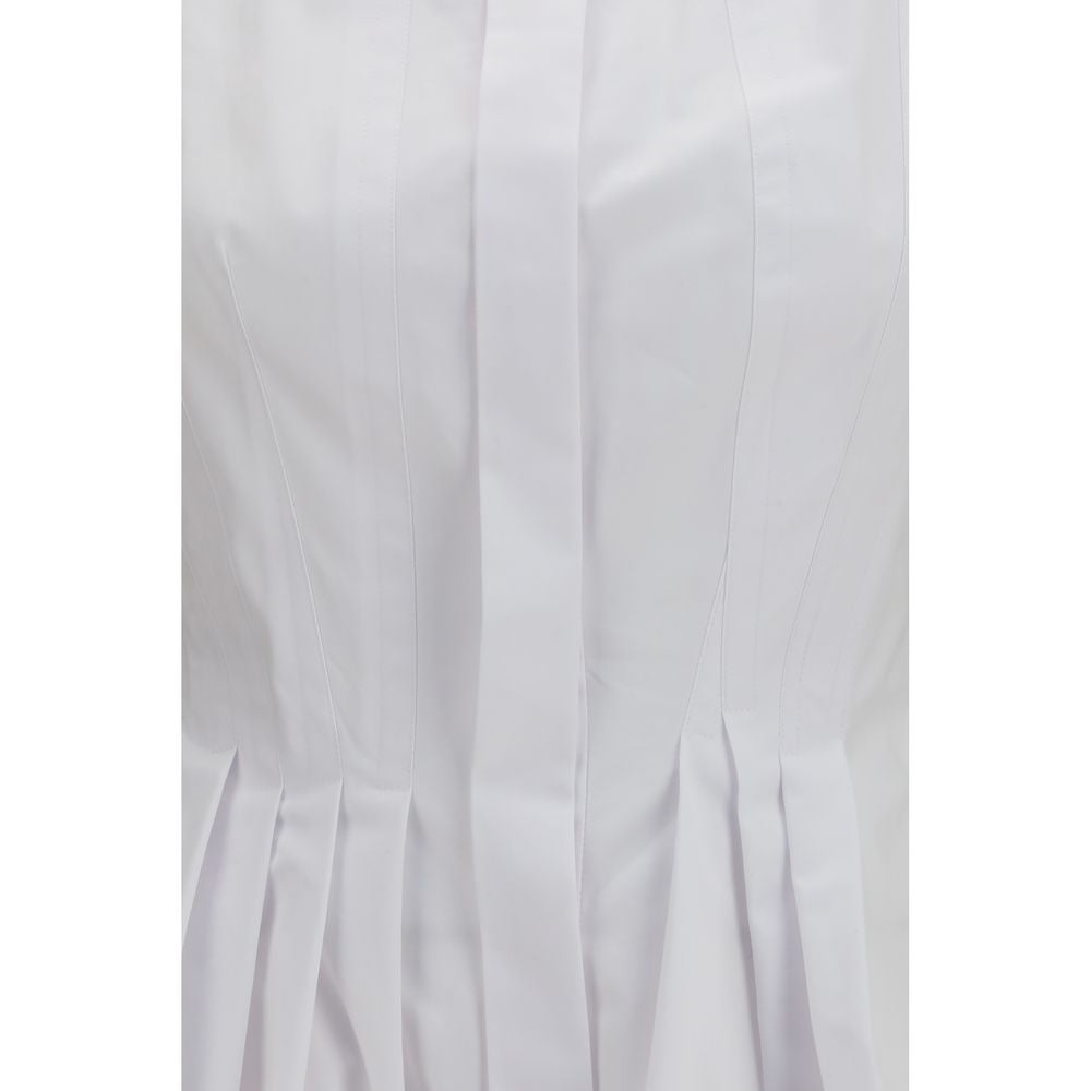 Max Mara White Cotton Women's Shirt