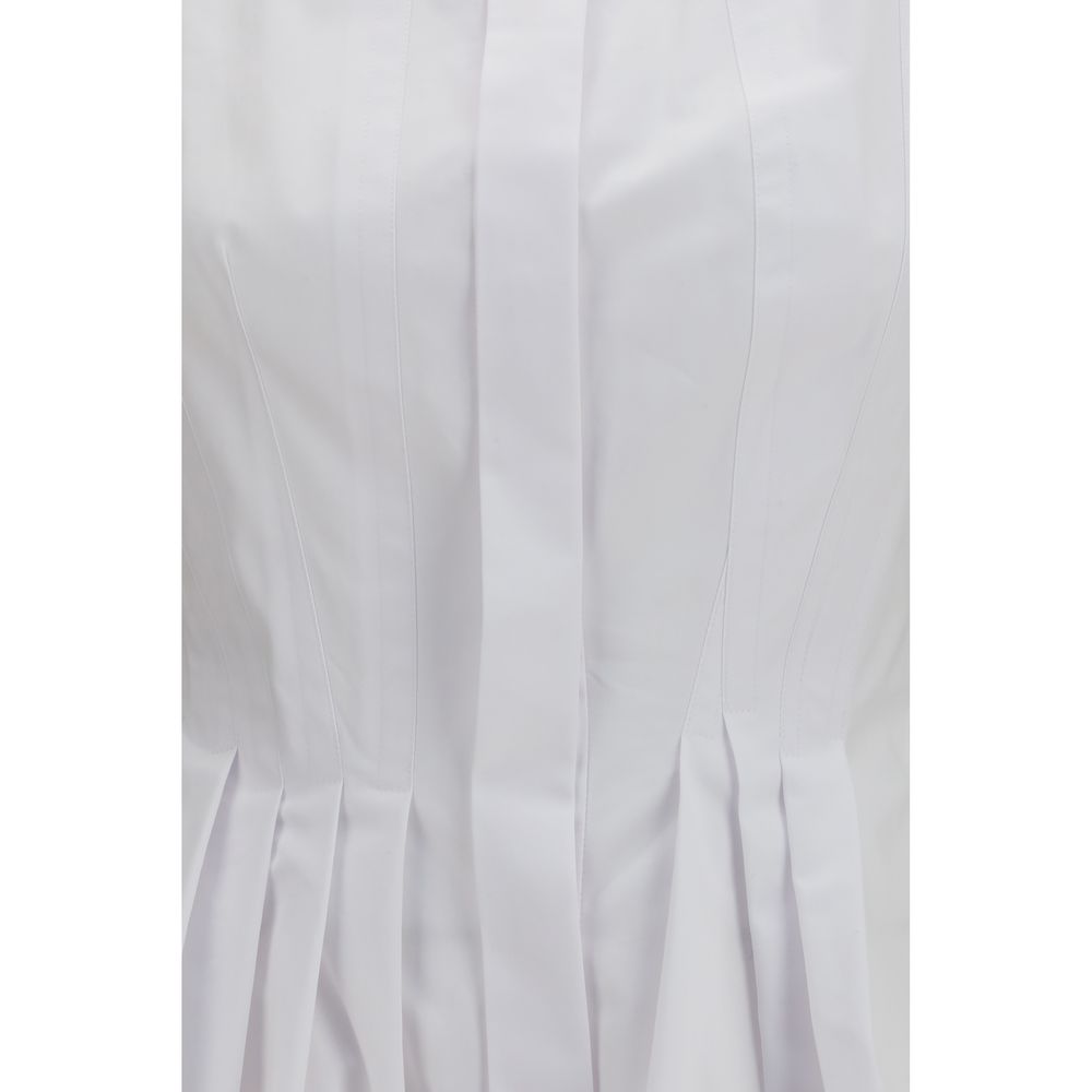 Max Mara White Cotton Women's Shirt