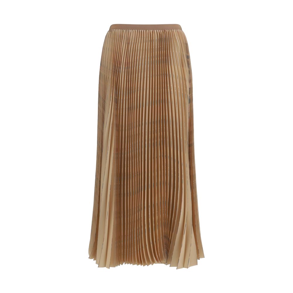 Fabiana Filippi Beige Polyester Midi Women's Skirt