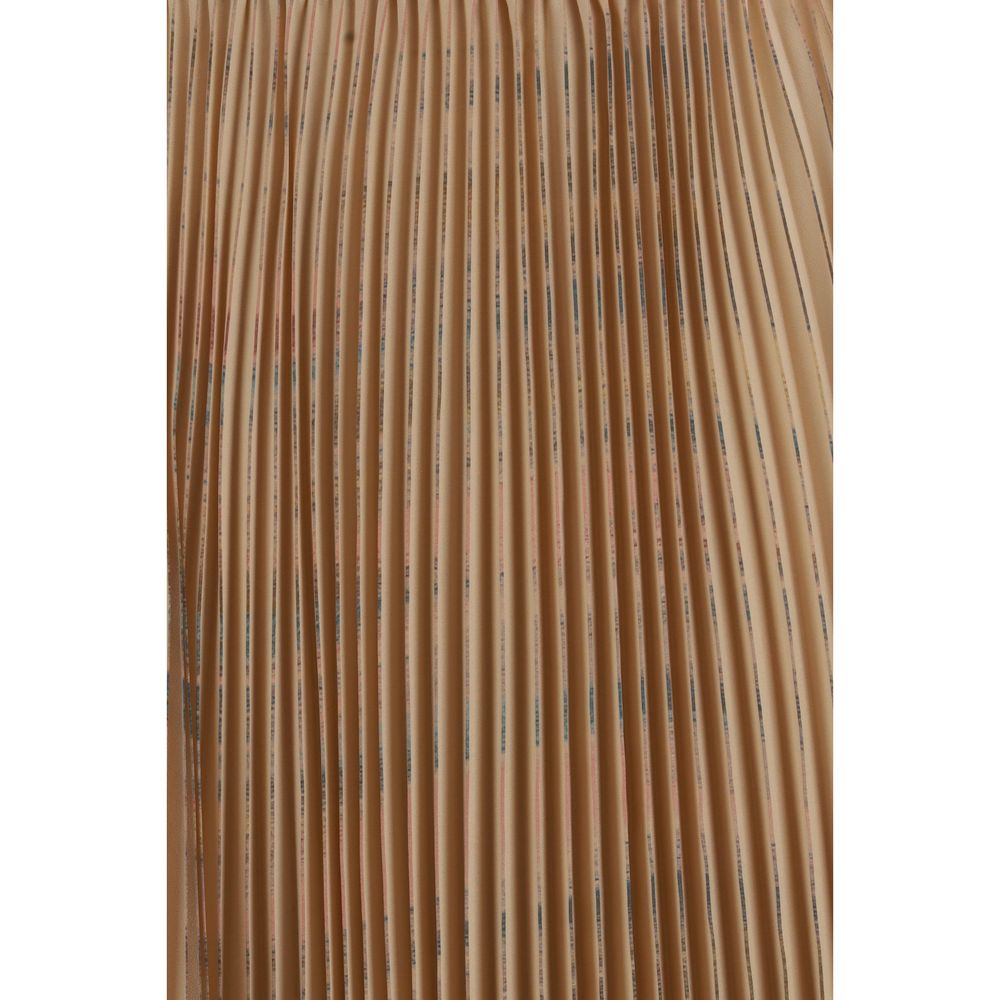 Fabiana Filippi Beige Polyester Midi Women's Skirt