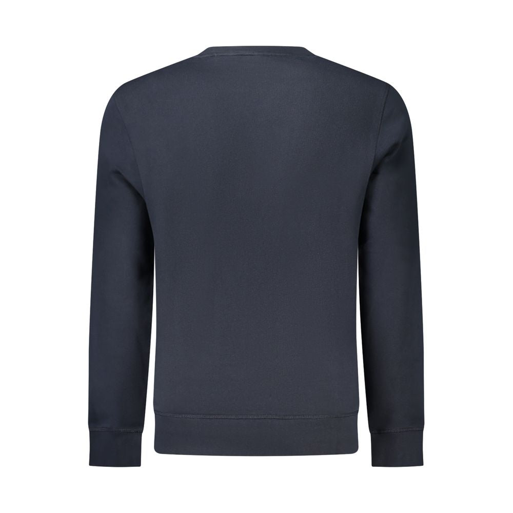 Hugo Boss Blu Cotton Men Men's Sweatshirt