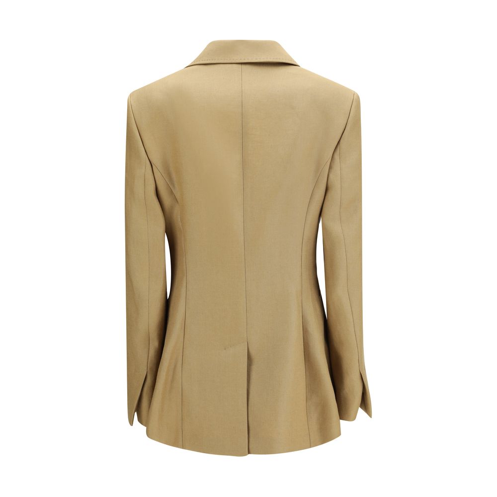 Max Mara Beige Linen Women's Jacket