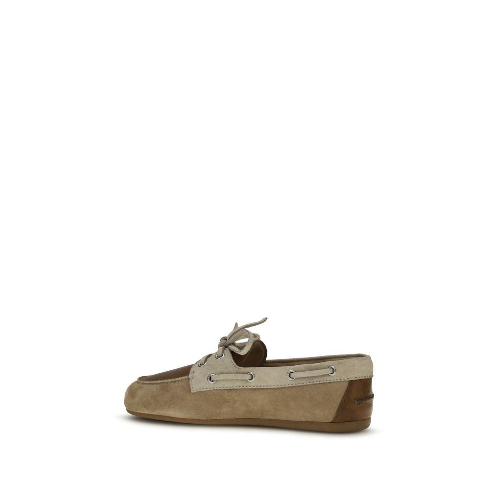 Miu Miu Multicolor Calf Leather Bos Taurus Slip-On Women's Loafers