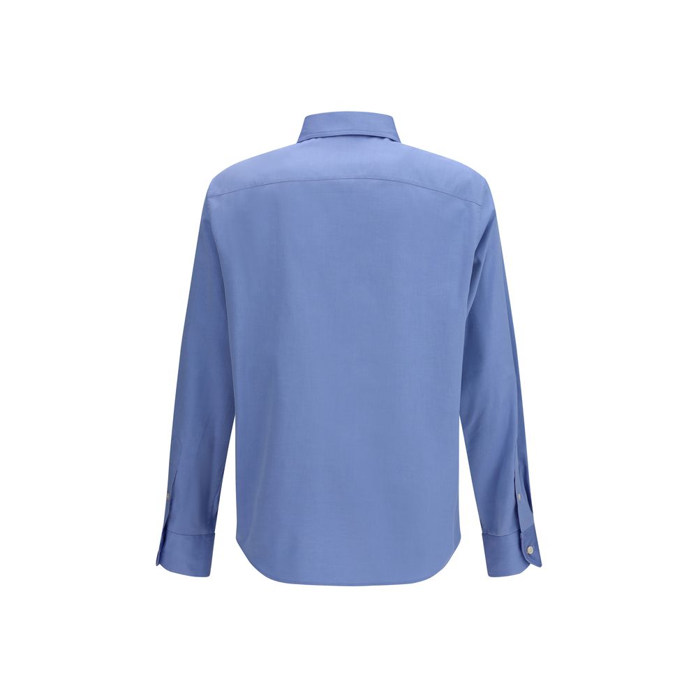 Valentino Garavani Blue Cotton Men's Shirt
