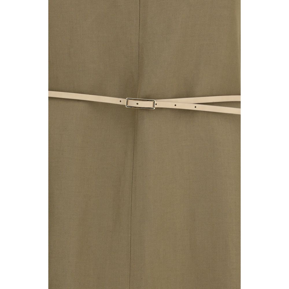 Fabiana Filippi Bicolor Viscose Long Women's Dress