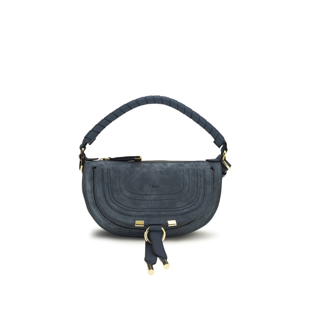 Chloé Blue Calf Leather Bos Taurus Shoulder Women's Bag
