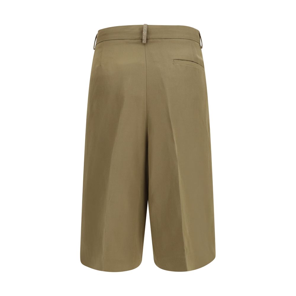 Fabiana Filippi Beige Viscose Cropped Women's Pants