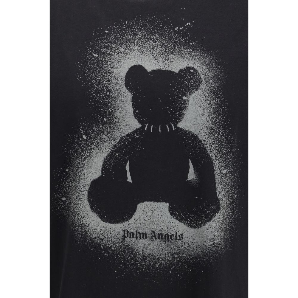 Palm Angels Black Cotton Men's T-Shirt