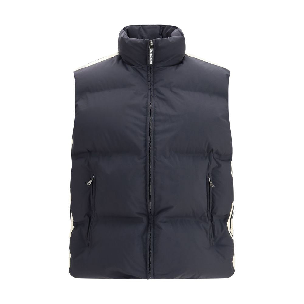 Palm Angels Black Polyamide Sleveless Men's Jacket