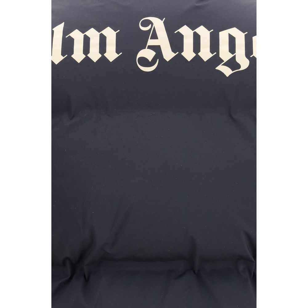 Palm Angels Black Polyamide Sleveless Men's Jacket