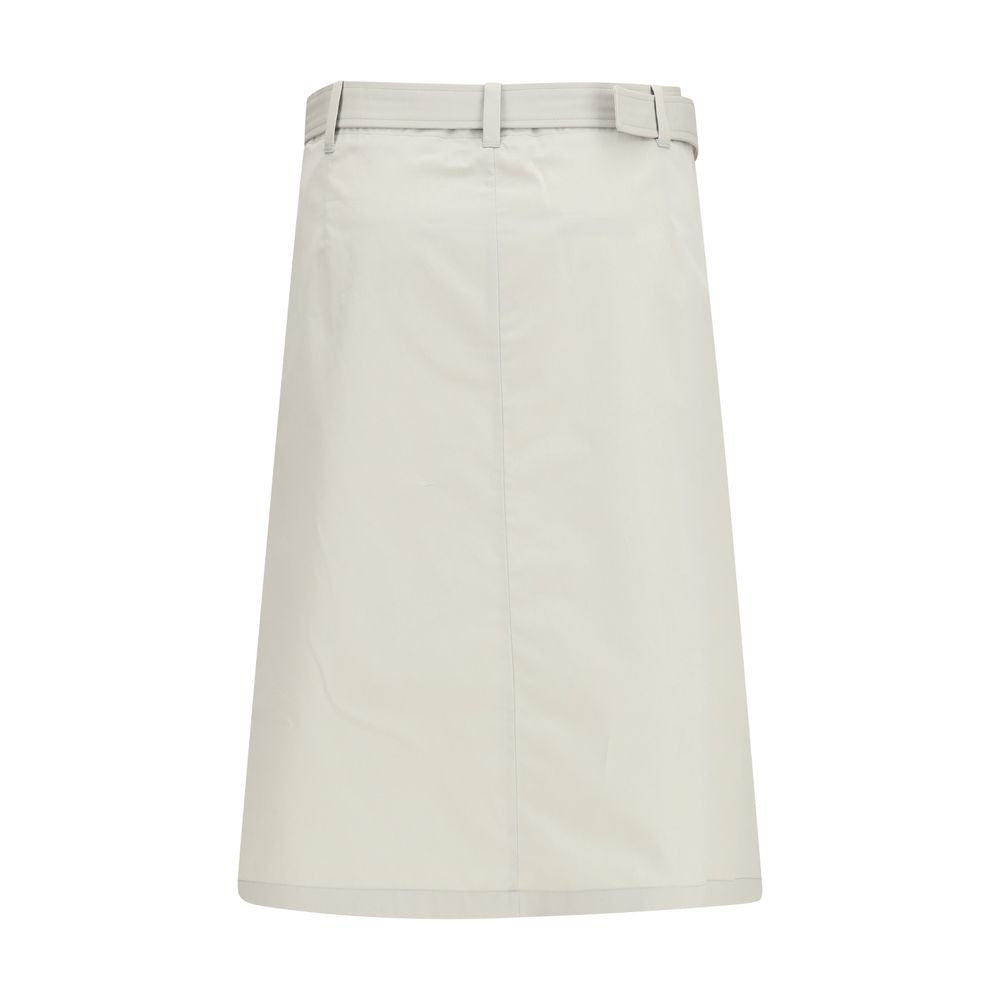 RIER Gray Cotton Long Women's Skirt