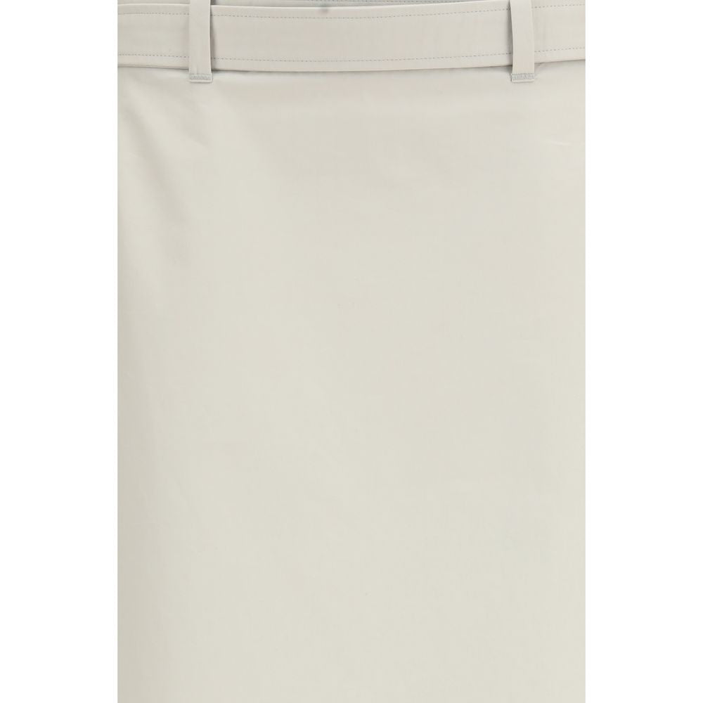 RIER Gray Cotton Long Women's Skirt