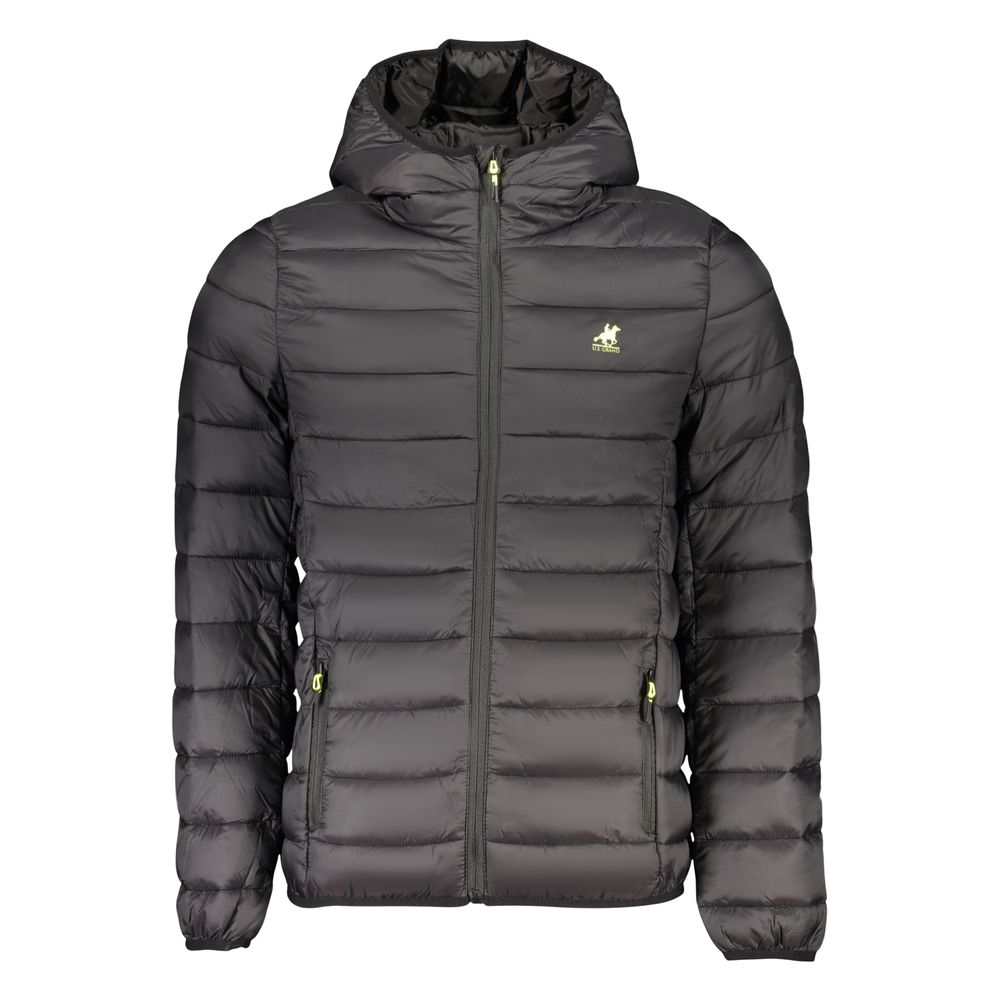 U.S. Grand Polo Black Polyester Men's Men's Jacket