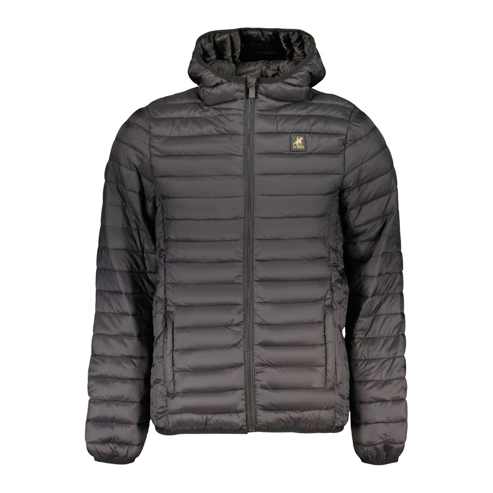 U.S. Grand Polo Black Polyester Men's Men's Jacket