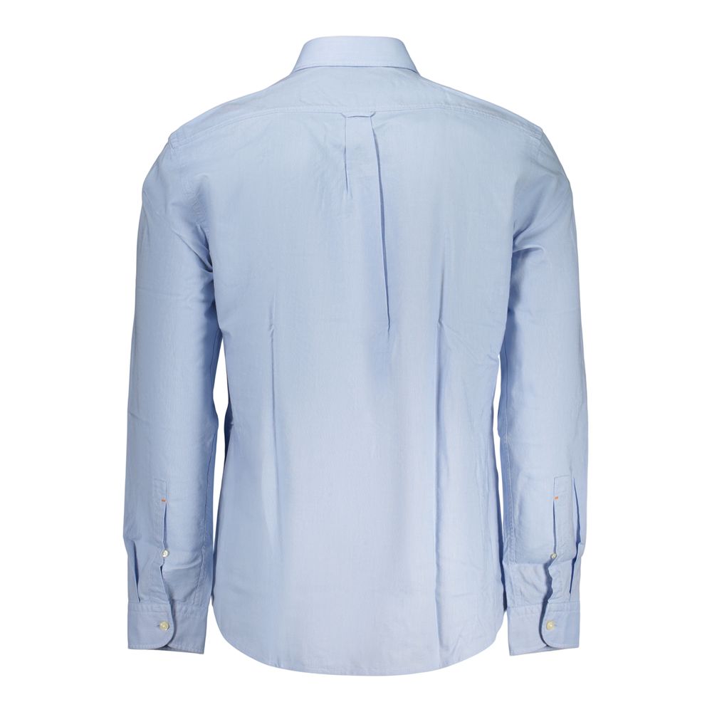 Hugo Boss Azzurro Cotton Men Men's Shirt
