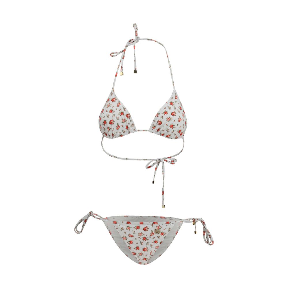 Dolce & Gabbana White Nylon Women's Bikini