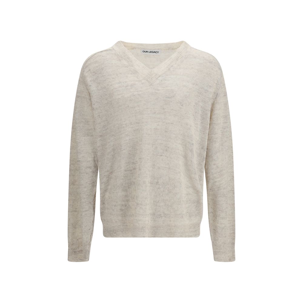 Our Legacy Beige Linen Men's Sweatshirt