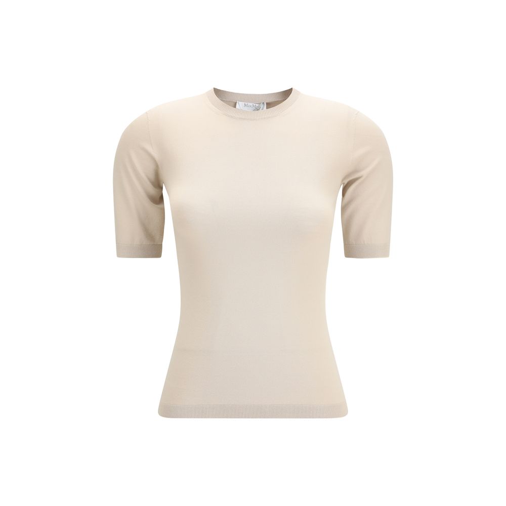 Max Mara Beige Viscose Women's T-Shirt