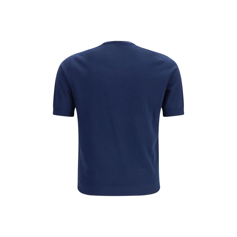 Prada Blue Cotton Men's T-Shirt
