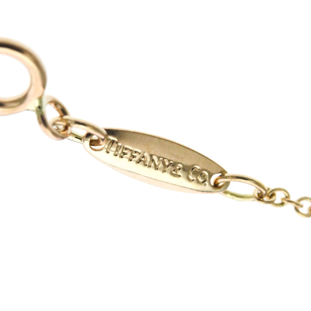 Tiffany & Co. Peretti Diamonds By The Yard 18K Rose Gold With Diamond Gold Pink_Gold Bracelet Jewelry (Pre-Owned)