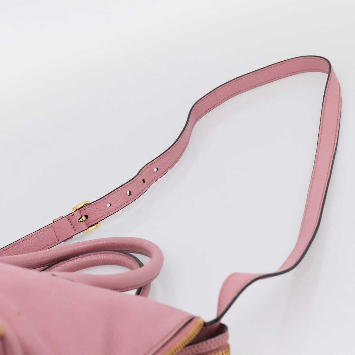 Miu Miu Beau Top Handle Leather Multicolour Leather Handbag (Pre-Owned)